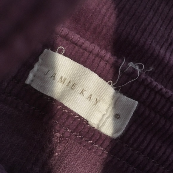 NWOT girls Jamie Kay Grape purple corduroy jumper overall dress - Picture 3 of 3